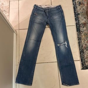 Diesel low rise jeans